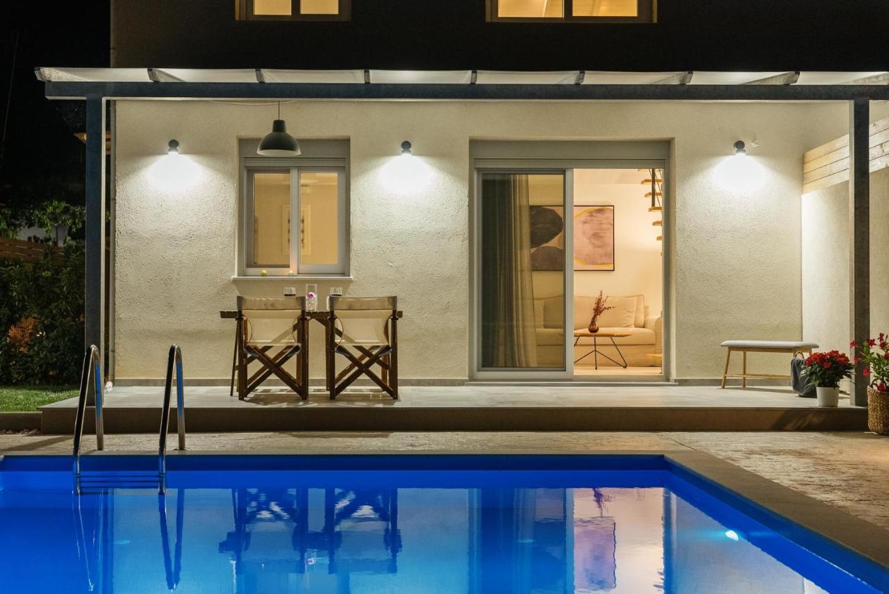 Grappolo Lefkada Villas - Villa Vertzami Just 2 Km From Lefkada Town Apolpaina Exterior photo