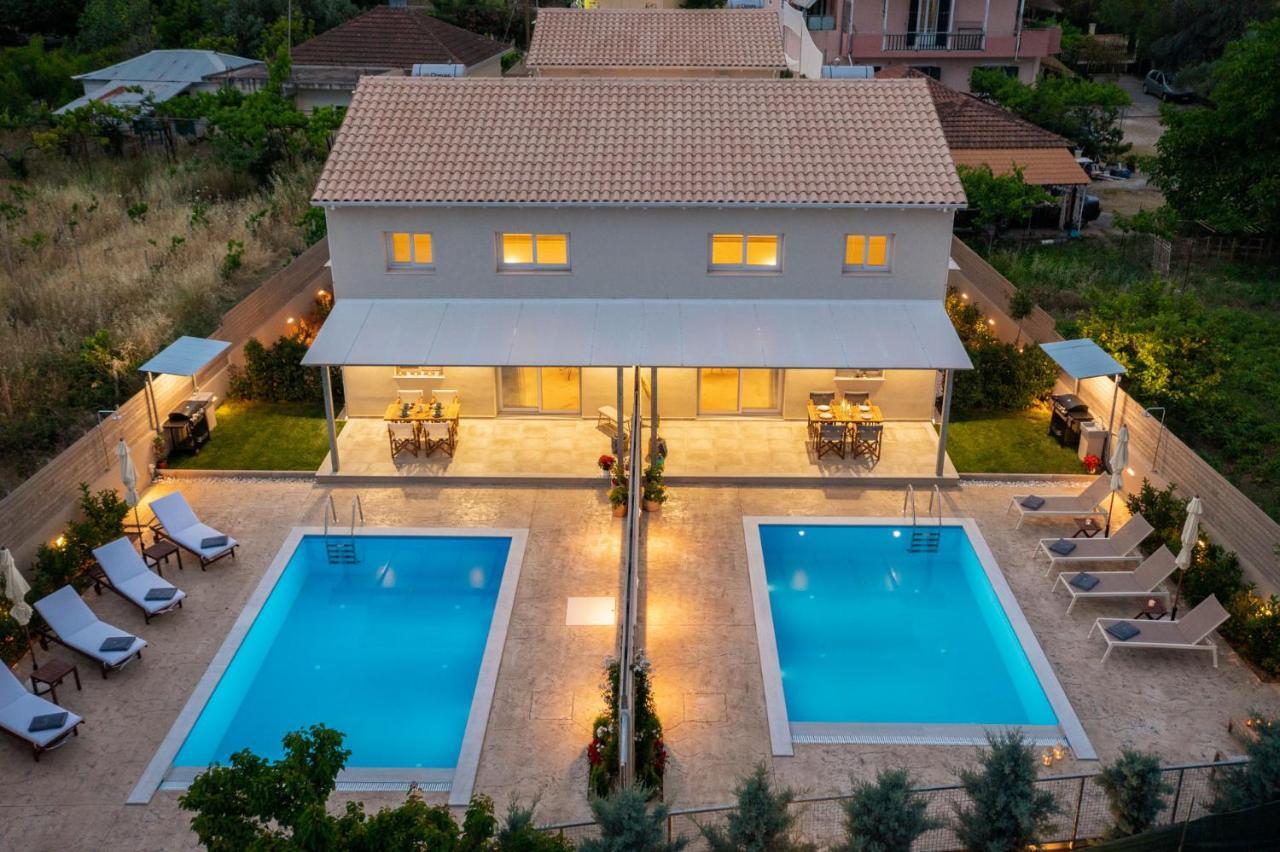 Grappolo Lefkada Villas - Villa Vertzami Just 2 Km From Lefkada Town Apolpaina Exterior photo