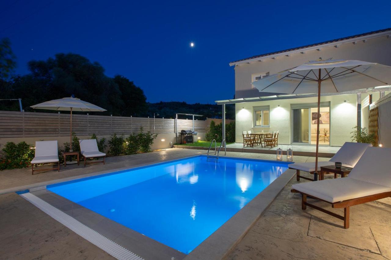 Grappolo Lefkada Villas - Villa Vertzami Just 2 Km From Lefkada Town Apolpaina Exterior photo